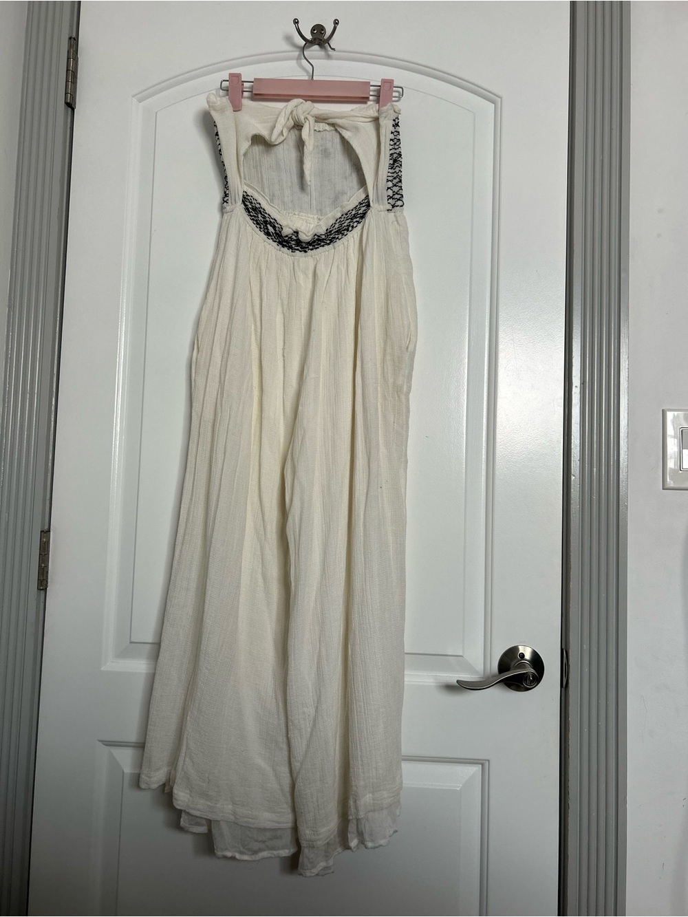Free People Carmen Covertible Wide Leg Jumpsuit Size S Boho Beach Chic Flowy - Picture 12 of 15
